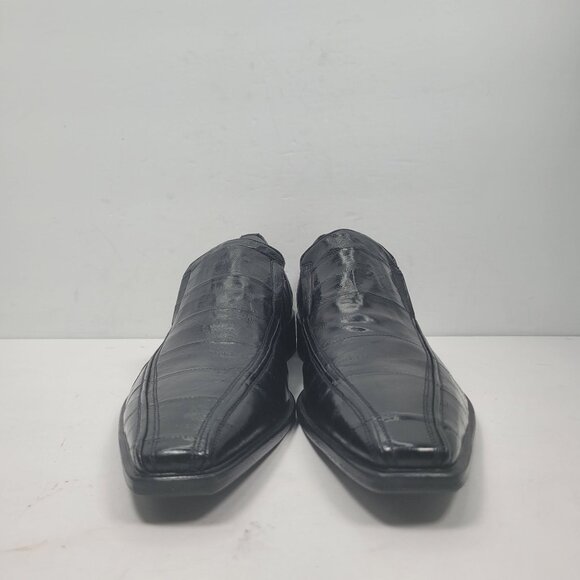 Dino Bigioni Men's Black Leather Loafers 22547 US Size 10 EU 43 Made in Italy - Picture 3 of 9